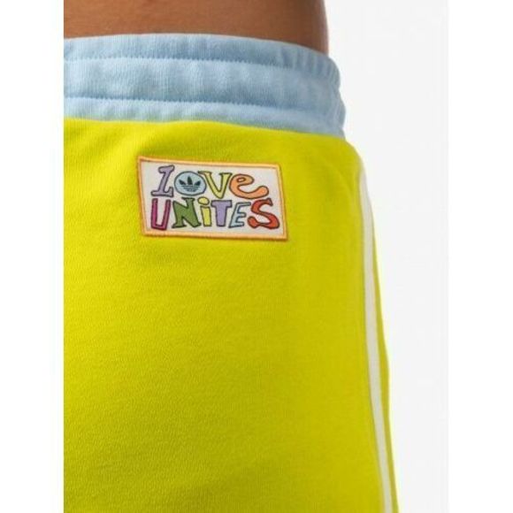 adidas H43975 Unisex Sz XS Multicolor Love Unites Blocked Shorts - Picture 5 of 5